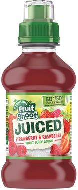 Fruit Shoot Juiced Strawberry & Raspberry, PET 200 ml x 24